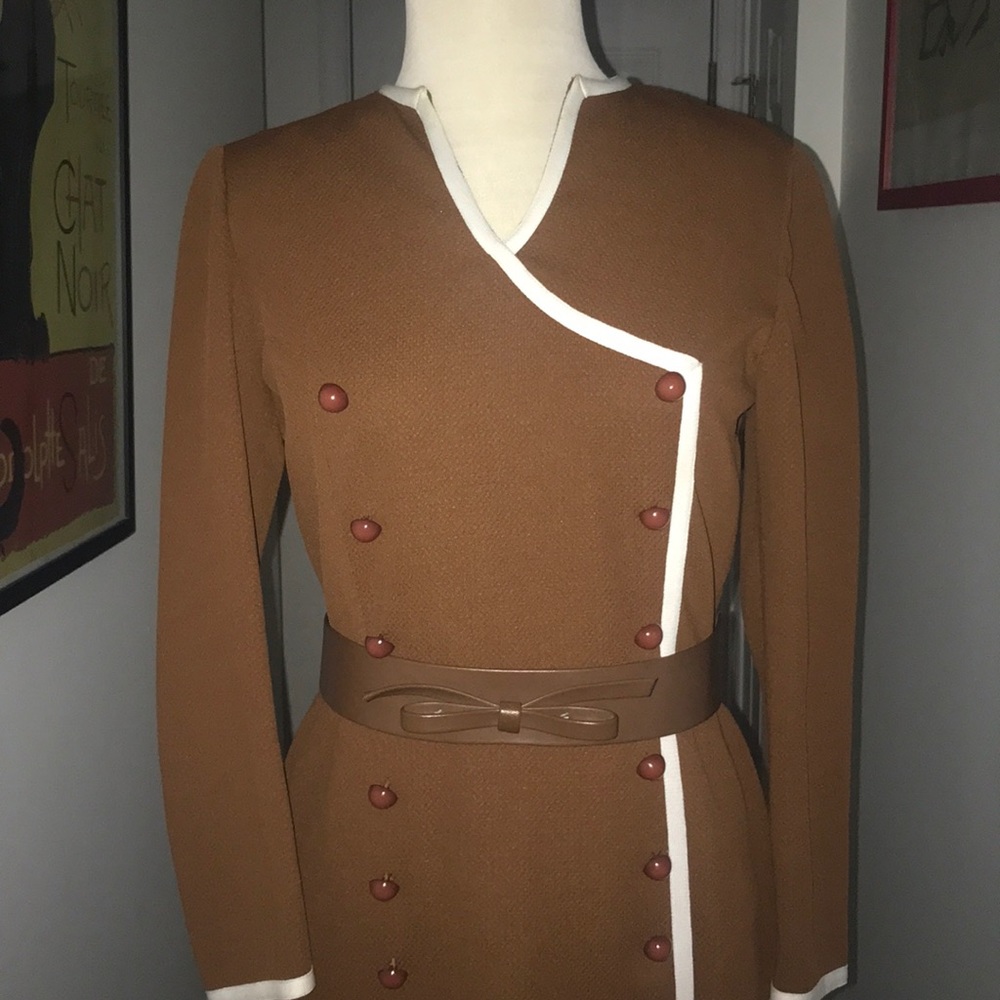 Vintage Donle’ Piping Dress Size 8 😘 - Picture 2 of 8